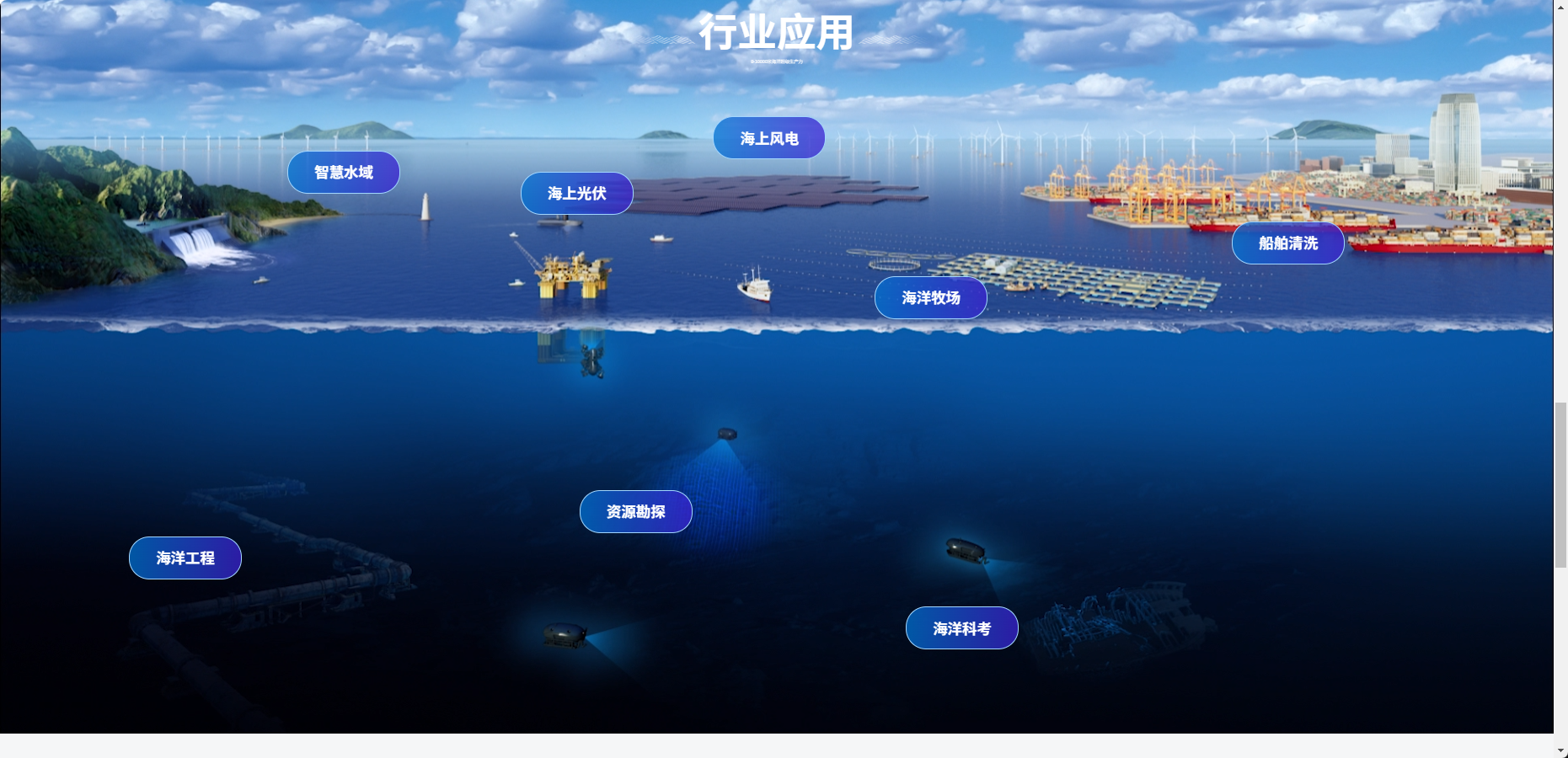 Seahi marine embodied robot operating underwater